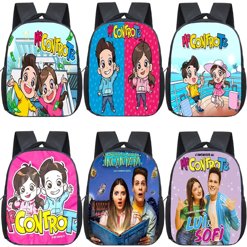 Me Contro Te Children's backpack Kids Jisoo Jennie Italy Style School Bag Boys Girls Cute kindergarten School backpacks Mochila