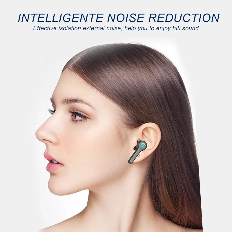 Наушники-вкладыши Bluetooth V5.1 с микрофоном 56 часов работы | Электроника