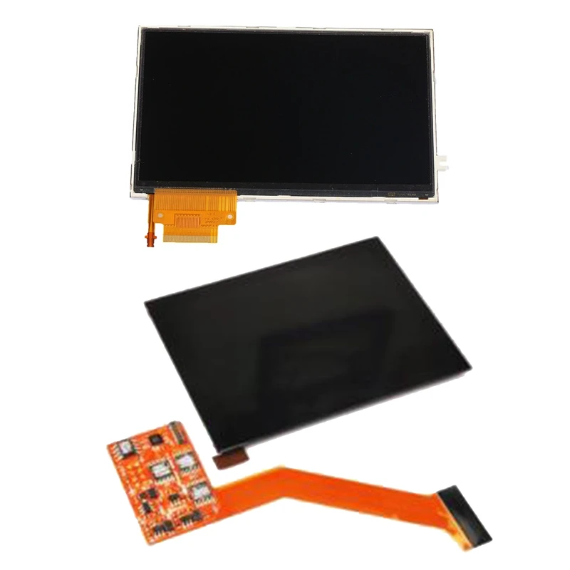 

RISE-2PCS LCD Screen Display Backlight Replacement For Sony PSP With IPS LCD Screen Replacement Kit For Nintendo GBA SP