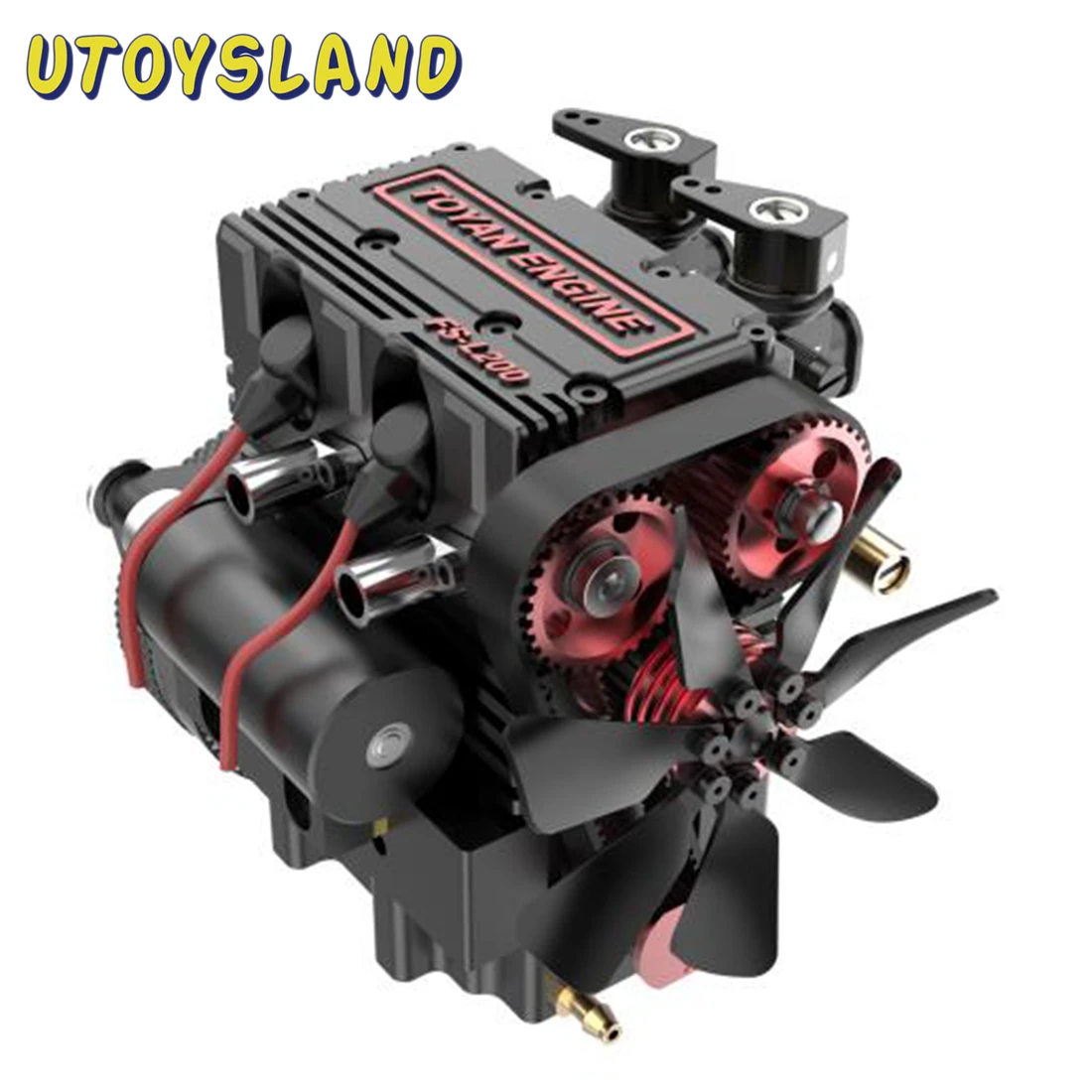 Модель двигателя TOYAN FS L200 двухцилиндровый четырехтактный нитро для 1/10 1/12 1/14