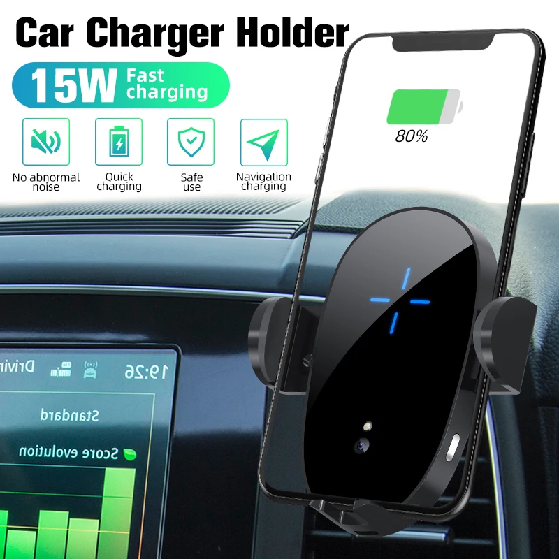 

Беспроводное зарядное устройство 15 Вт для iPhone, Samsung, Huawei, Xiaomi