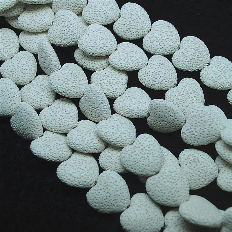 20 шт. натуральный белый лавовый камень хорошее качество драгоценный материал в