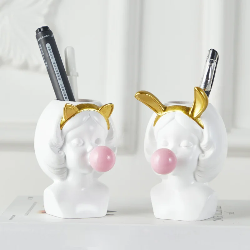 Креативная ваза из смолы для милой девушки украшение пузырчатой резинки