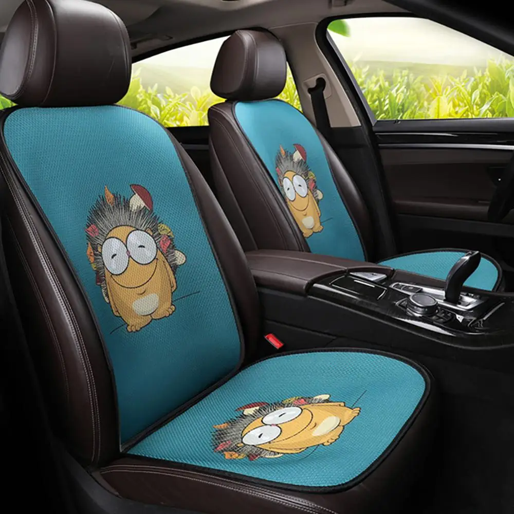 1 pc Car Cushion Single Summer Cool Cartoon Four Seasons General Ice Silk Three-piece |