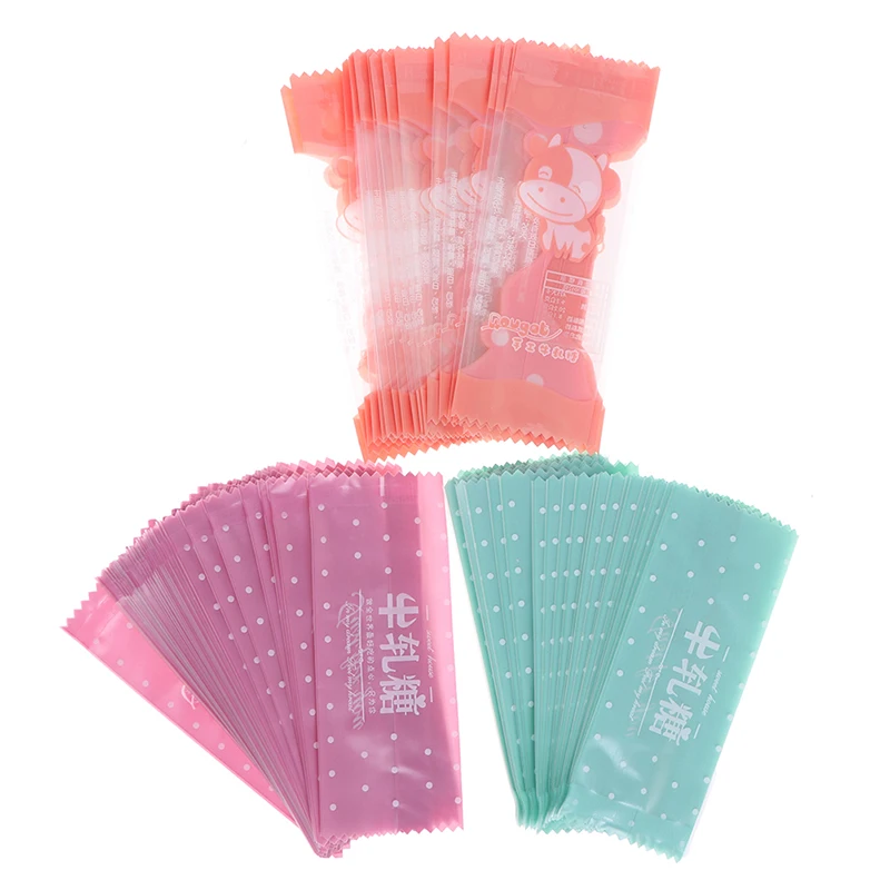 200 шт./лот упаковка для нуги градиентная ручная работа многоцветная пластиковая