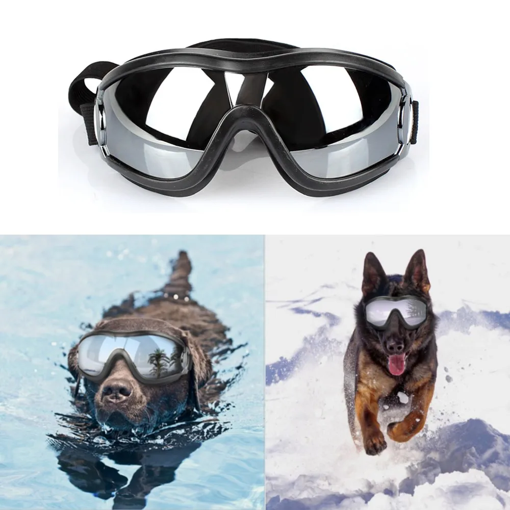 

Adjustable Pet Dog Goggles Sunglasses Anti-UV Sun Glasses Eye Wear Protection Waterproof Sunglasses Pet Dog Supplies