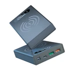 5*18650 чехол для внешнего аккумулятора с двумя USB-портами, быстрое и беспроводное зарядное устройство сделай сам, оболочка 18650, держатель батареи, чехол для зарядки и хранения