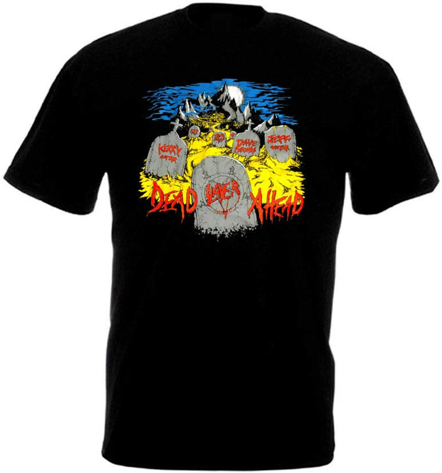 Slayer Live Undead V4 футболка черный мусор тяжелый металл все размеры 3Xl 2Xl 4Xl 32Xltee