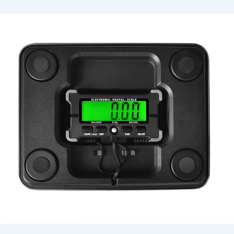 Portable 200KG Electronic Parcel Scale Stainless Steel Large Platform Digital LCD Weighing Balance For Postal Warehouse Express |