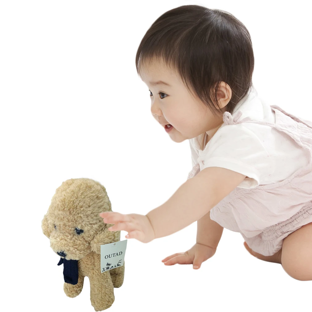 

Durable Lovely Stuffed Animal Skin-friendly Dog Cute Soft Huggable Plush Toy Doll Unisex for Baby Children's Gift Toys