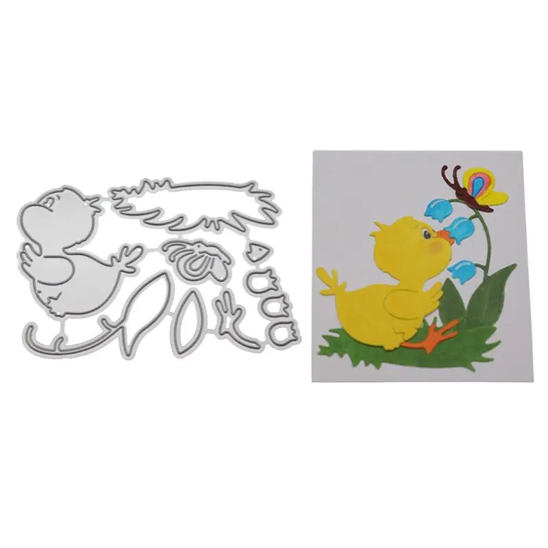 2020 новые милые утки для резки металла Трафарет DIY Скрапбукинг альбом печать