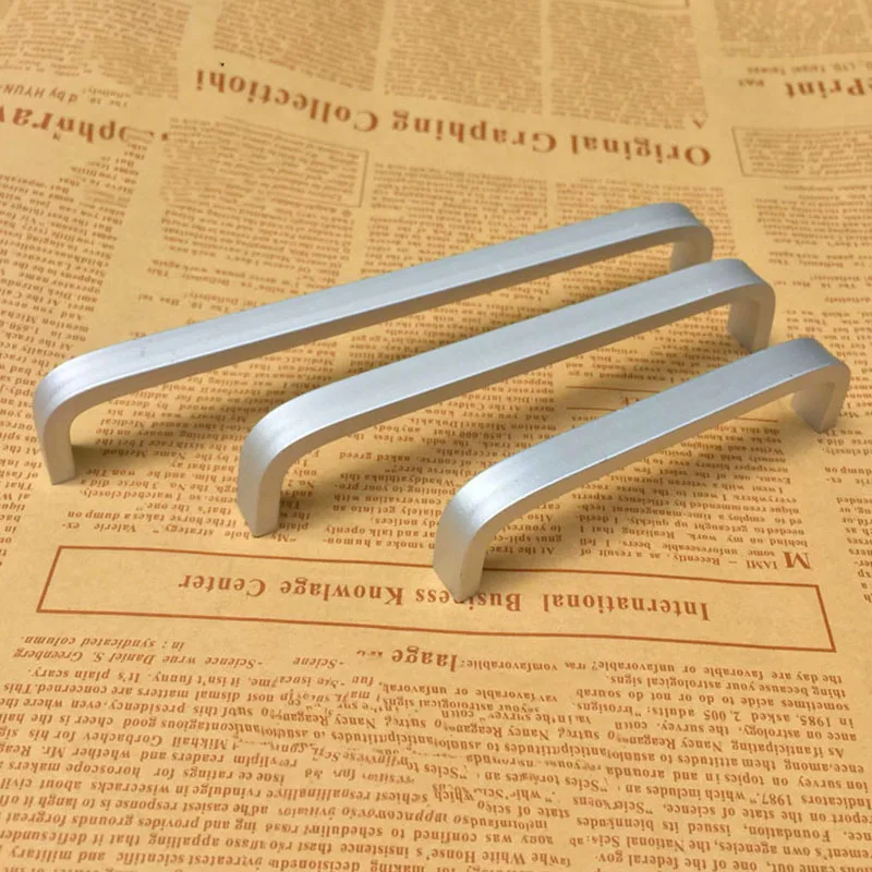 10 шт./лот пространственные алюминиевые ручки кухонные дверные шкафы прямая ручка