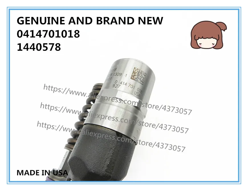 Оригинальный и совершенно новый дизельный блок топливный инжектор 0414701018 1440578 |