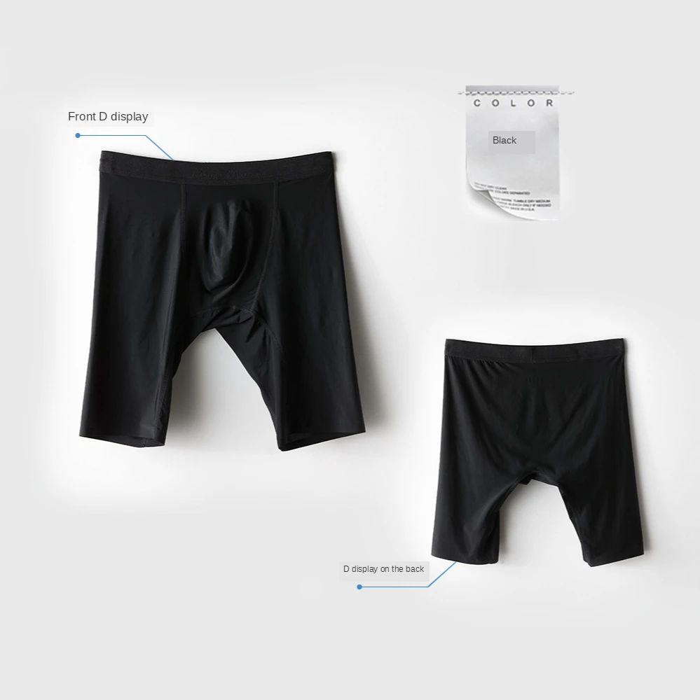 

Men Underwear Boxer Short Seamless Modal Ice Silk Brief