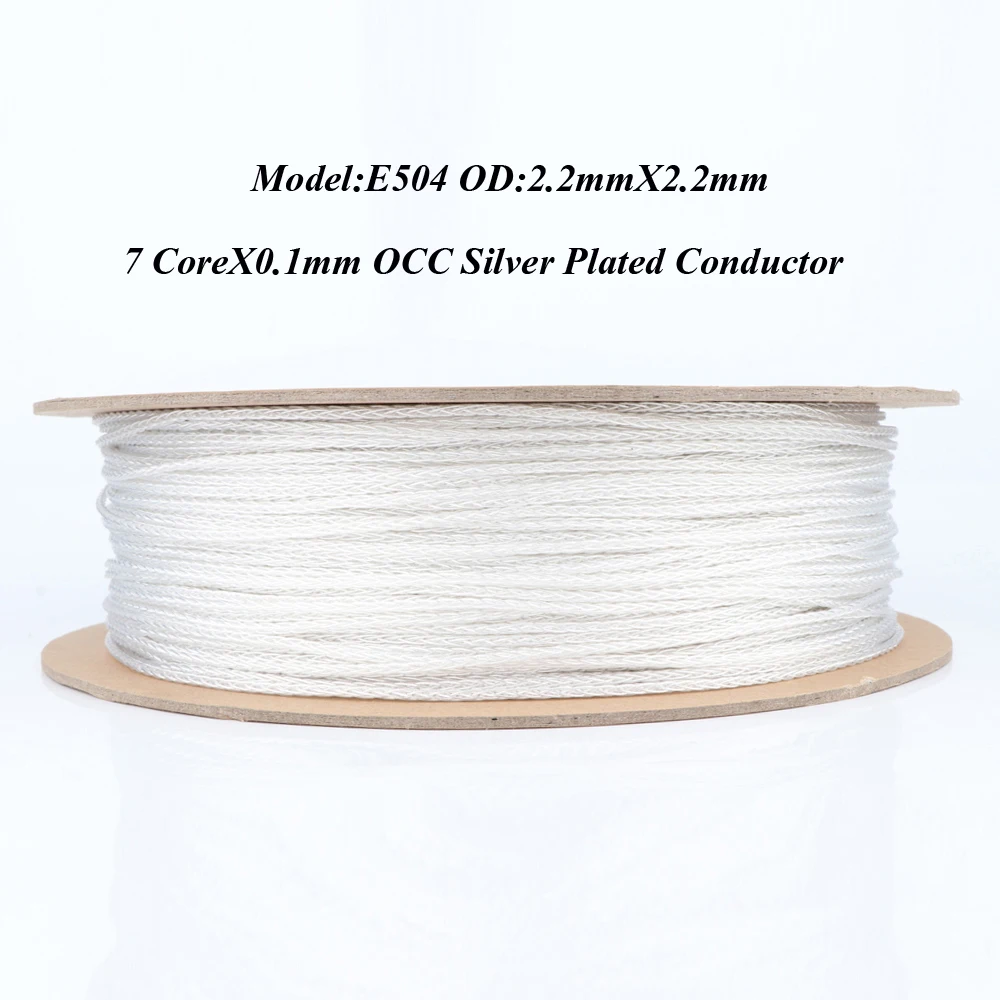 

YTER 8-жильный твист 6N OCC посеребренный обновленный кабель для ремонта проводки наушников