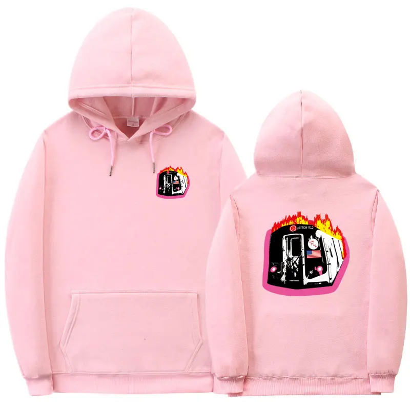 

New printing Men and Women Hip Hop Streetwear Hoodies Sweatshirt Male Plus Size S-3XL off whiteTravis Scotts Hoodies