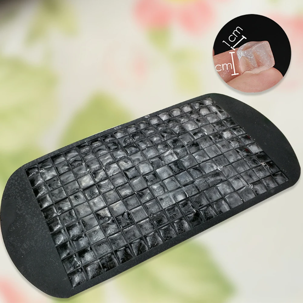 Пищевой Силиконовый Лоток Для Льда 160 сеток маленький Ледогенератор мини-кубики