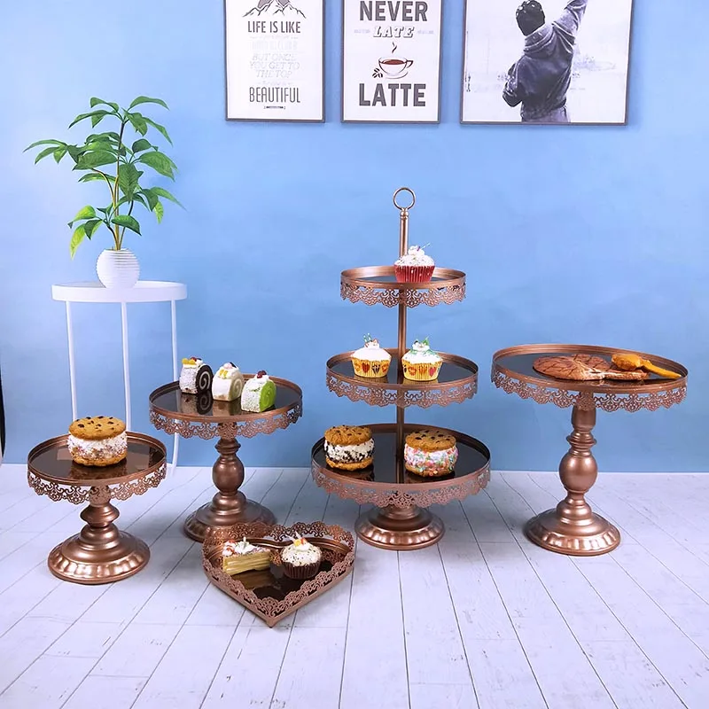 Для детей возрастом от 1 до 7 шт./набор 3 уровня Кекс Свадебный поднос декоративная