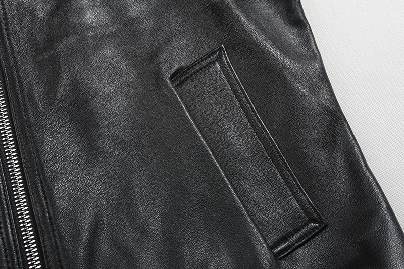 Модная мужская бейсбольная повседневная кожаная куртка Avirexmen из натуральной