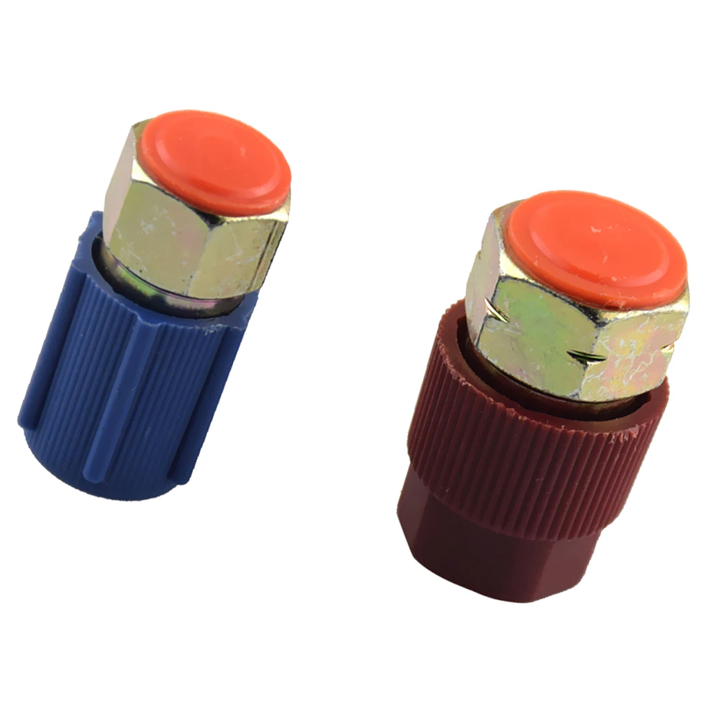 2 шт Высокое/низкое регулируемое AC R12 к R134A быстрый соединитель Адаптер 1/4 HVAC набор