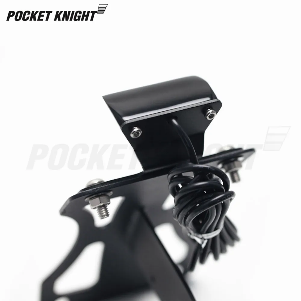 For SUZUKI HAYABUSA GSXR 600/750/1000 GSXS1000/F GSF1250 Registration License Plate Holder Curved Vertical Side Mount Bracket | Автомобили