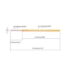 100 шт. пружинный тестовый зонд Pogo Pin P100-B1 Диаметр 1,36 мм длина 33,35 мм L69A