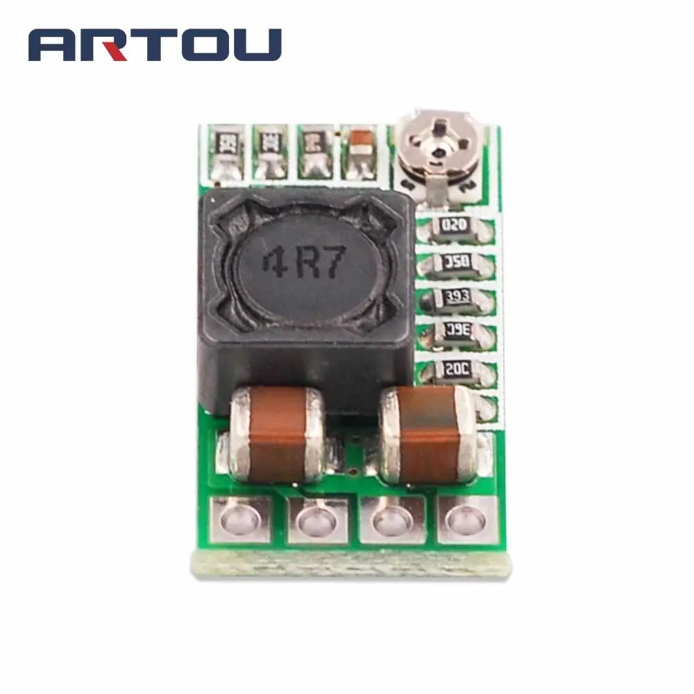 Mini DC 12 24V To 5V 3A понижающий модуль питания преобразователь напряжения регулируемый