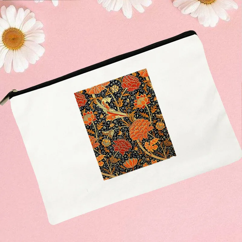 

Women Cray vintage Printed Make up bag Fashion Women Cosmetics Organizer Bag for Travel Colorful Storage Bag for Lady Bag