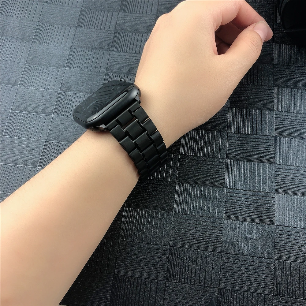 

Correa for Iwatch Apple Watch 5 Band 44mm 40mm Strap Series 4 3 2 1 Stainless Steel Watchband Bracelet 38mm 42mm Bands Pulseira