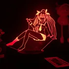 Светодиодный светильник в стиле аниме Рандеву с жизнью Куруми токисаки; Для детей Украшения в спальню Ночной светильник, подарок ко дню рождения с комната стол 3d лампа Date A Live Манга