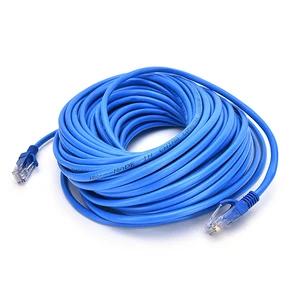 blue ethernet internet lan cat5e network cable for computer modem router free global shipping