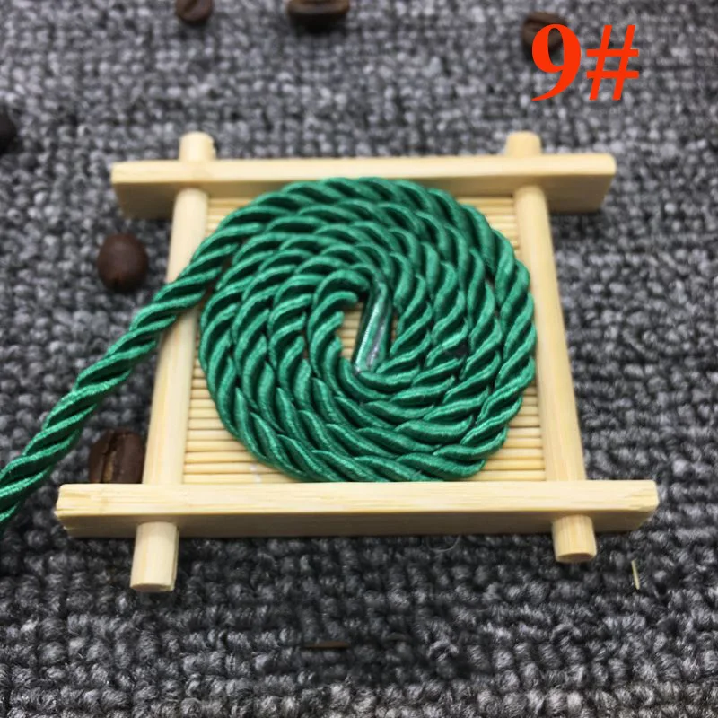 Meetee 10 м 5 мм 3 акции витой хлопок нейлоновые Шнуры Красочные DIY ремесло плетеная декоративная веревка шнурок ремень аксессуары AP477 - Цвет: 9
