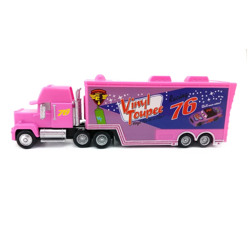 Disney Pixar Автомобили Мак дядя № 76 Винил накладки из искусственных волос грузовик 1:55