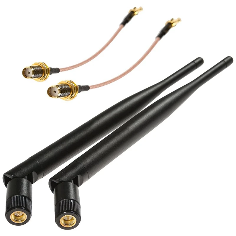Fashion9 шт линия: 4 5DBi 1090MHz & 978MHz + MCX Male to SMA Female и 5 WiFi Pigtail IPX Удлинительный