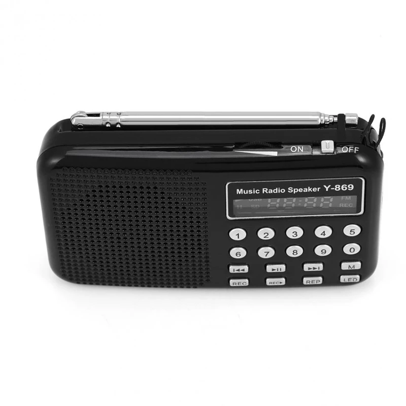 Портативный мини стерео ЖК дисплей Fm/Am радио Usb Tf карта музыкальный плеер