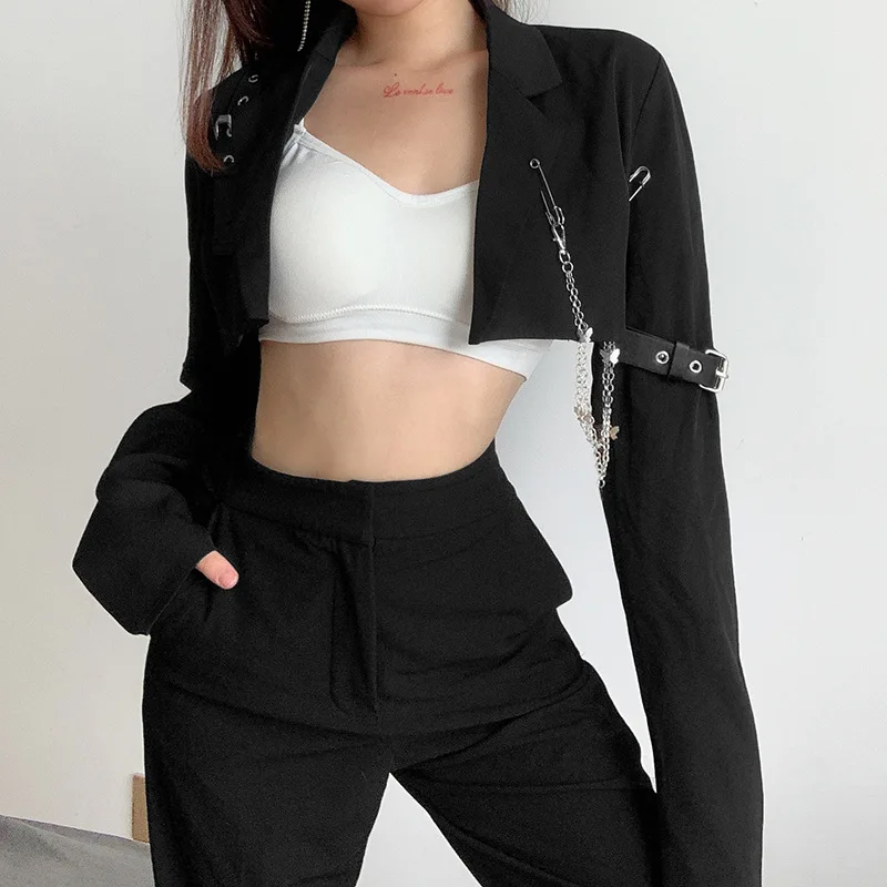 

Модные куртки, одежда Y2k 2022, стеганый зимний Кардиган, Женский Тренч, пальто, пальто, милая куртка-бомбер в корейском и готическом винтажном с...