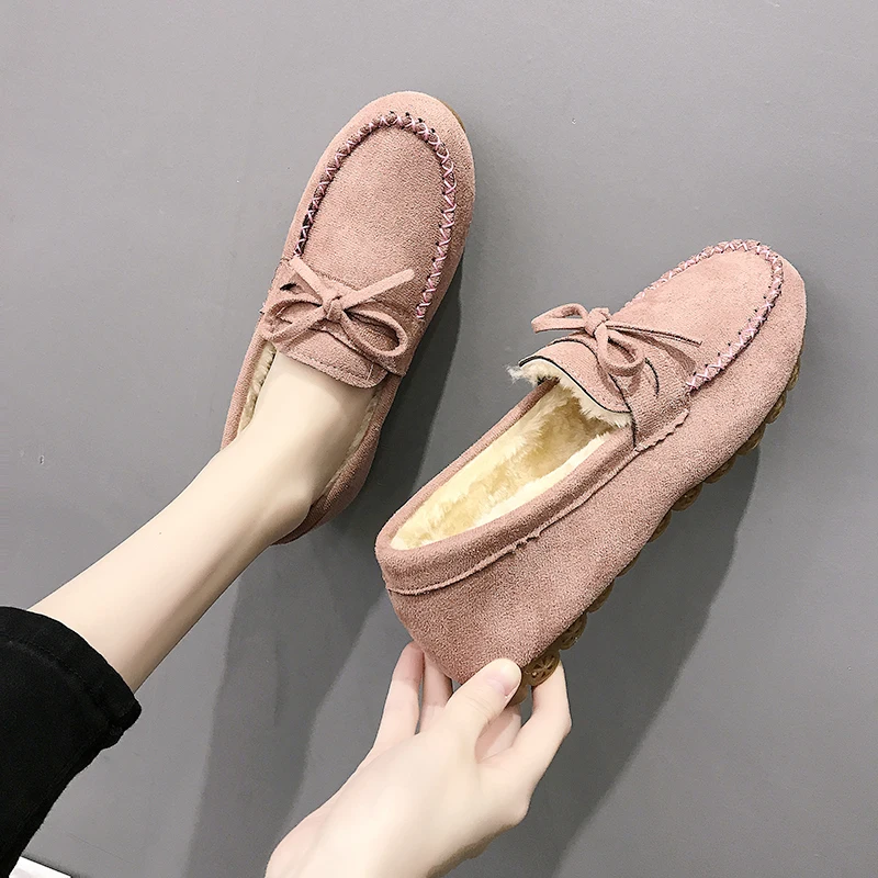 Новинка 2019 женские ботинки в горошек женская обувь с бархатной подкладкой зимняя