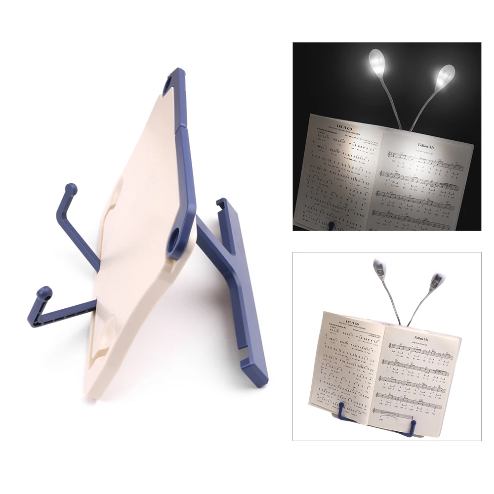 Складная музыкальная лист держатель для чтения книг подставка документа отдыха