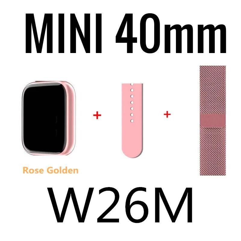 Смарт часы W26M 40 мм 6 дюймов с поддержкой Bluetooth экран 1 57 дюйма ЭКГ пульсометр