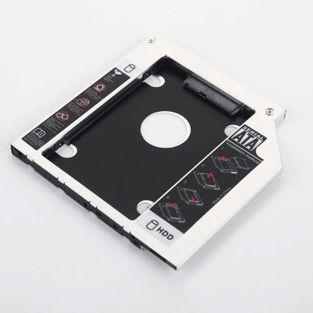 9 5 мм 2nd HDD SSD жесткий диск Оптический отсек Caddy Рамка адаптер для HP EliteBook 2530P 2540p 2560p