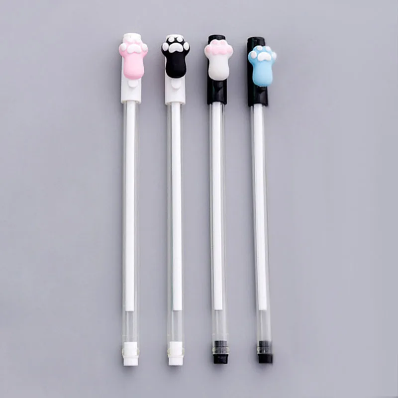 

Personalized Kawaii Cat's Paw Pen Lovely School Cat Paw Gel Pen as Writing Stationery Pen 50pcs/lot