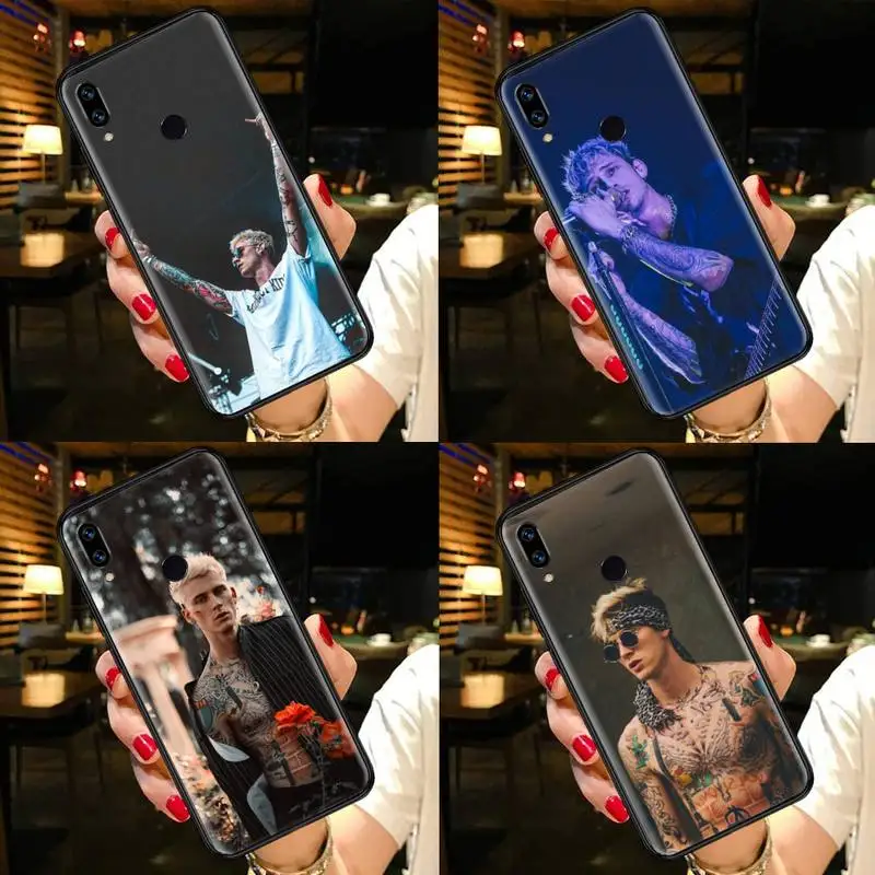

Machine Gun kelly rapper singer Phone Case For Xiaomi Redmi note 7 8 9 A t k30 max3 9 s 10 pro lite