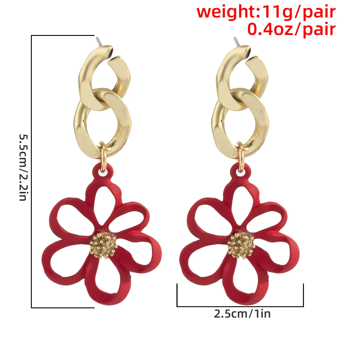 

Vintage Charm Flower Heart Earrings Pendant for Women Girls Kpop Red Bowknot Stud Earrings Piercing Aesthetic Jewelry 2021 Trend