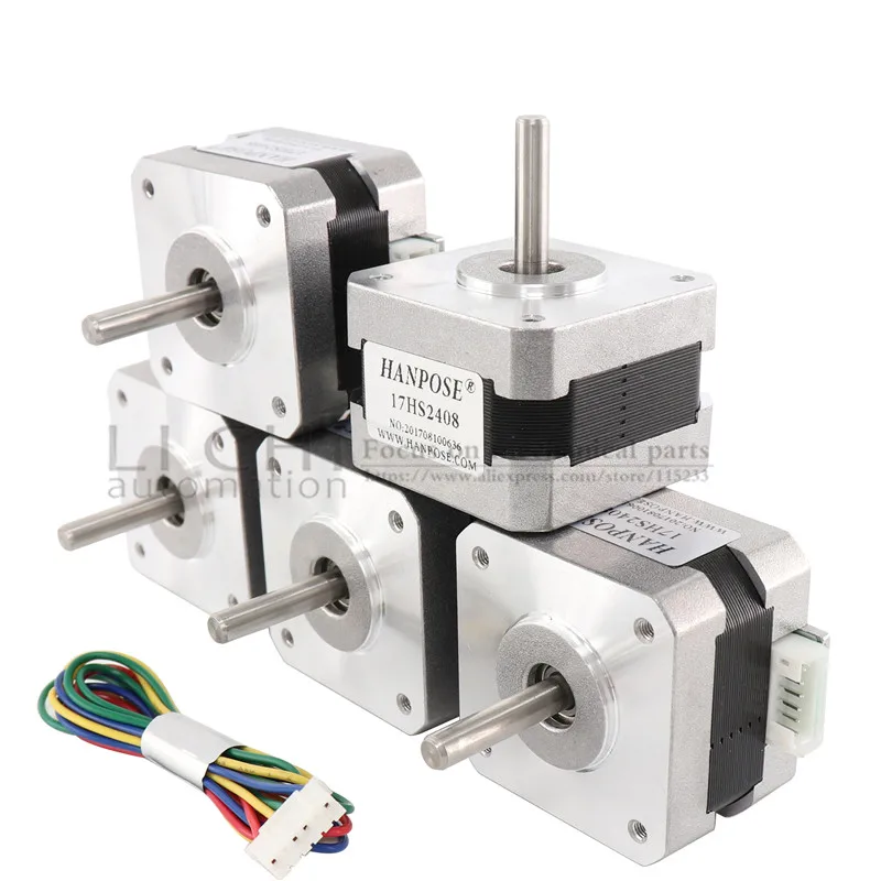 4-контактный шаговый двигатель Nema17 0 6 А 12 Н. См 42 двигателя 42BYGH CE ROSH ISO CNC 1 шт. |