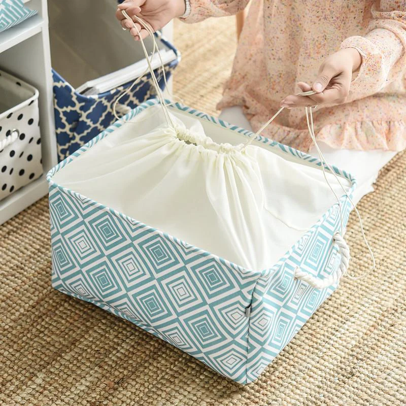 

Foldable Desktop Storage Box Clothes Toys Organizer Cosmetic Jewelry Sundries Basket Office Stationery Cubes Accessories Supplie