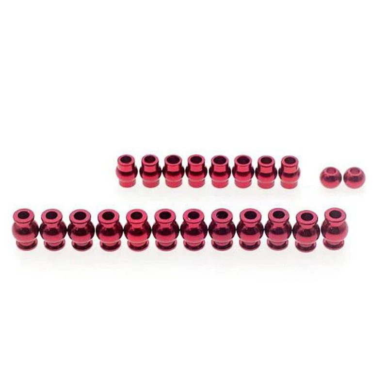 

22 Pieces Aluminum Pivot Ball Set for Arrma 1/10 4x4 Granite Mega