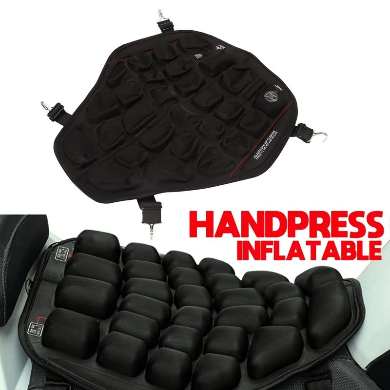 

Universal Motorcycle Seat Cushion Cover 3D Hand Press Inflatable Air Pad Comfortable Shock Absorption Seat Protector