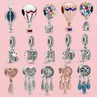 Новое поступление, подвеска серебряного цвета для путешествий, памятный Ловец снов, воздушный шар, бусина, подходит для оригинального браслета Pandora с шармами, ювелирные изделия