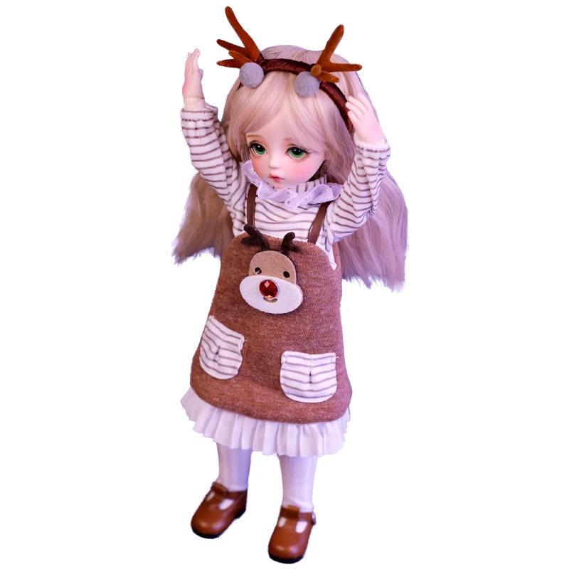Кукла-младенец 30 см с одеждой меняющие глаза