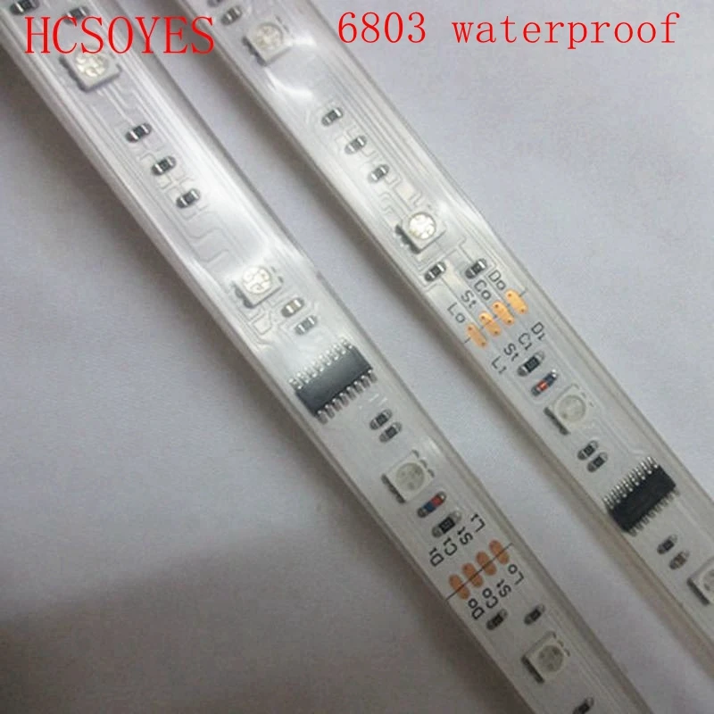 5 м RGB Мечта Волшебная Светодиодная лента DC12V 6803 IC IP67 водонепроницаемая